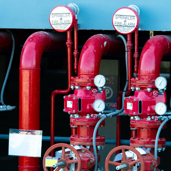 fire main close up