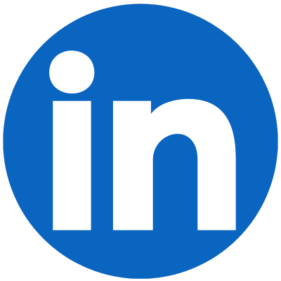 LinkedIn Icon - Blue Circle