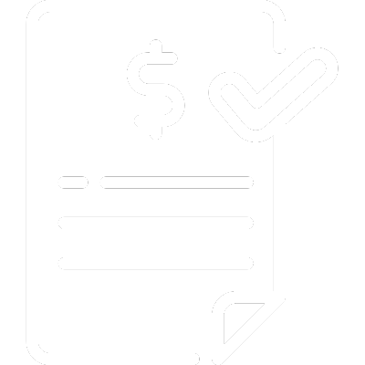 Pay My Bill Icon White